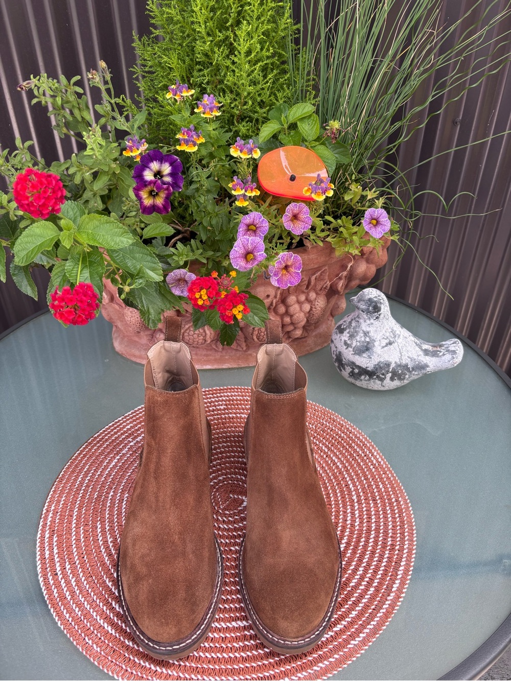 Steve Madden Tabacco Colored Suede Boots
